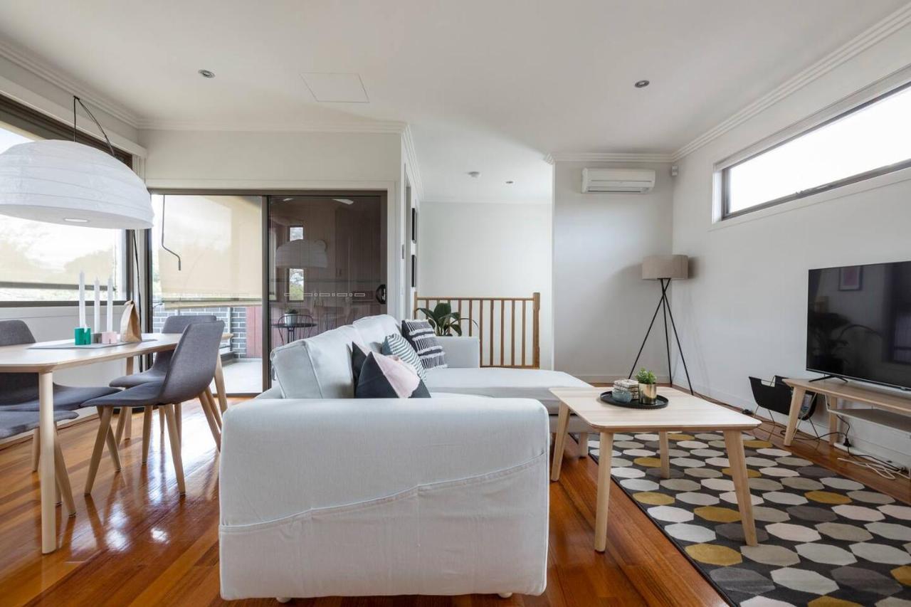 Primrose - Chic Mid-Century Style In Brunswick Villa Melbourne Esterno foto